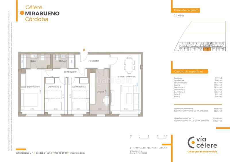 Foto 0d635068-918c-434f-9bdd-1af6971be573. Rez-de-chaussée 112m<sup>2</sup> avec piscine dans El Brillante -El Naranjo - El Tablero Córdoba