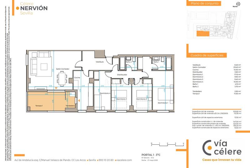 Foto 0d32aecd-cc57-46c5-bcec-f932d65515c8. Appartamento 106m<sup>2</sup> in avenida de andalucía 16 in Barrio del Nervión Sevilla