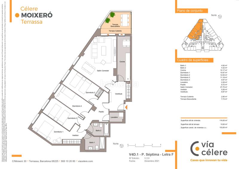 Foto 81f18677-6903-4076-ba86-018cbb10b321. Appartamento 153m<sup>2</sup> con riscaldamento parcheggio in Les Arenes - La Grípia - Can Montllor Terrassa