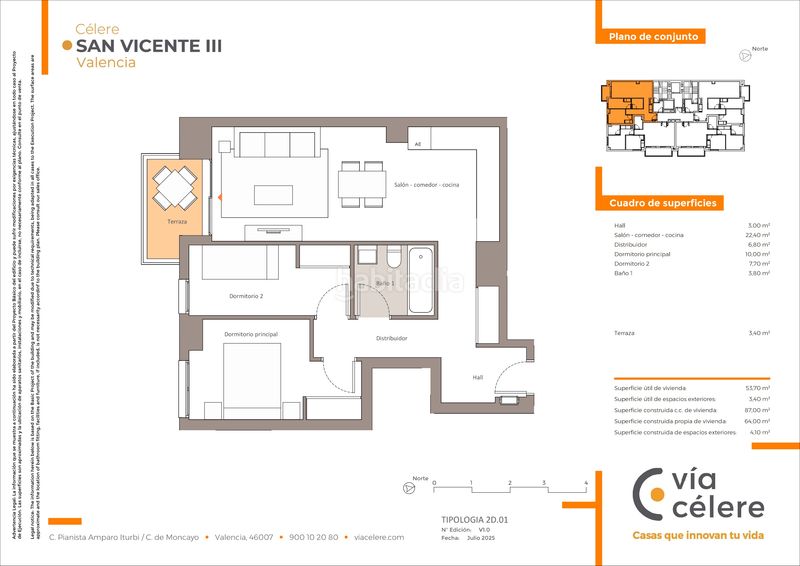 Piso 87m2 en carrer de sant vicent màrtir 235 en La Raïosa Valencia - Imagen 6