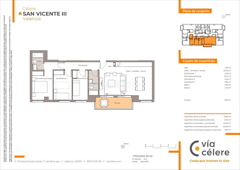 Piso 114m2 en carrer de sant vicent màrtir 235 en La Raïosa Valencia - Imagen 6