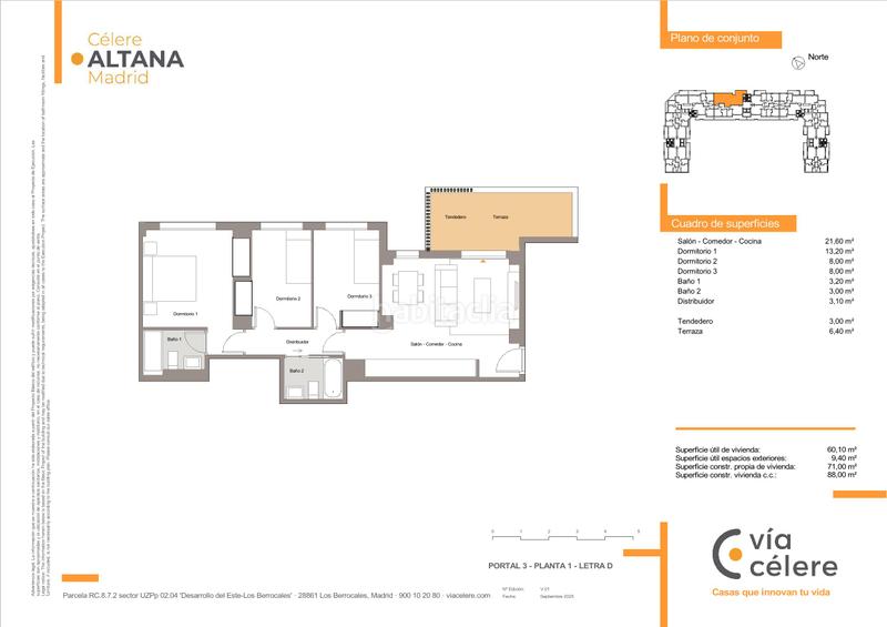 Foto 0abd5846-556c-45d1-b448-ce38ff15b00f. Pis 88m<sup>2</sup> amb calefacció aparcament piscina a Los Berrocales Madrid