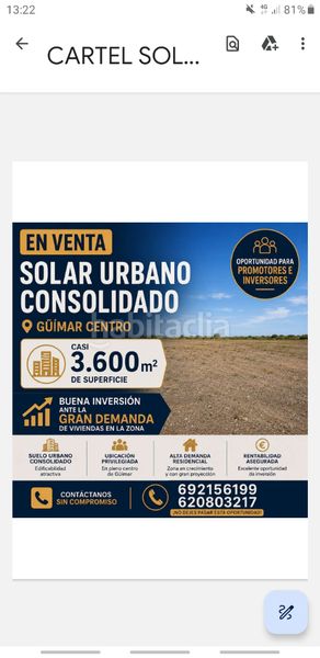 Foto 47a902f4-20d1-47aa-971c-bf4b62c15e3e. Terreny residencial a Centro Güímar