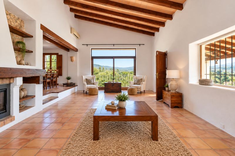 Foto b1087f9f-2f43-41a8-ad1c-d1c431e2154e. Rent country house with fireplace heating parking pool in Andratx