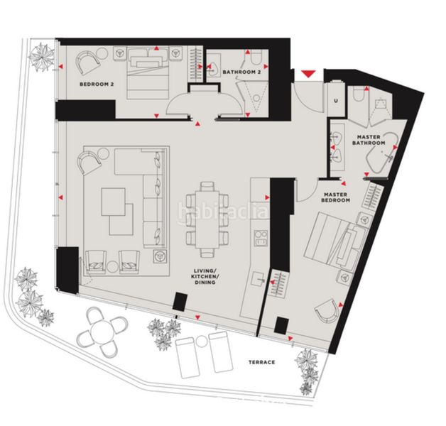 Foto 6d91de41-b254-4cf1-982f-16e3ba1671d0. Apartament amb calefacció aparcament piscina a Provençals del Poblenou Barcelona