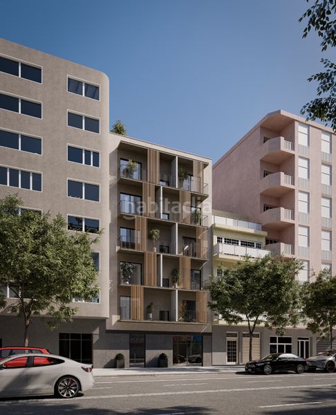 Promoción Residencial Esteve en Granollers. Edificio viviendas Obra Nueva