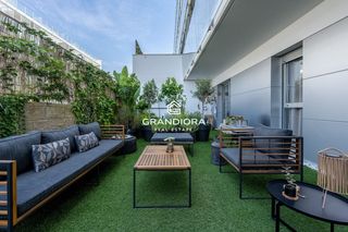 Rent Flat  Camino de sot. Exclusiva planta baja en frente de la playa con gran terraza pri
