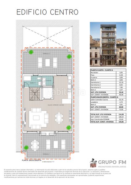 Foto bfe7d64c-9ddd-4840-a8dd-67009c975266. Dúplex 144m<sup>2</sup> a calle maría guerrero 17 a Plaza Castelar - Mercado Central Elda