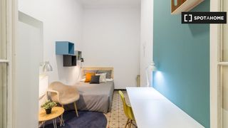 Rent Flat in Vila de Gràcia. Habitación en un piso compartido de 9 habitaciones en alquiler e