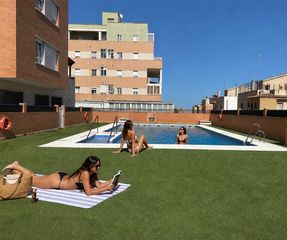 Penthouse in Avenida de la fabriquilla p 18. Atico seminuevo con piscina comunitaria y garaje