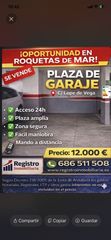 Autoparkplatz in Calle lope de vega 21. Plaza de garaje