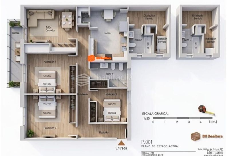 Foto baa8fc76-b93d-491b-b58a-e662562288c4. Flat with heating in Goya Madrid