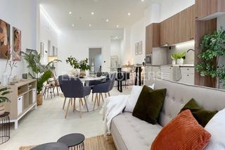Apartament a Torrefiel. Elegancia mediterránea exclusivo loft en calle alcañiz  bajo con