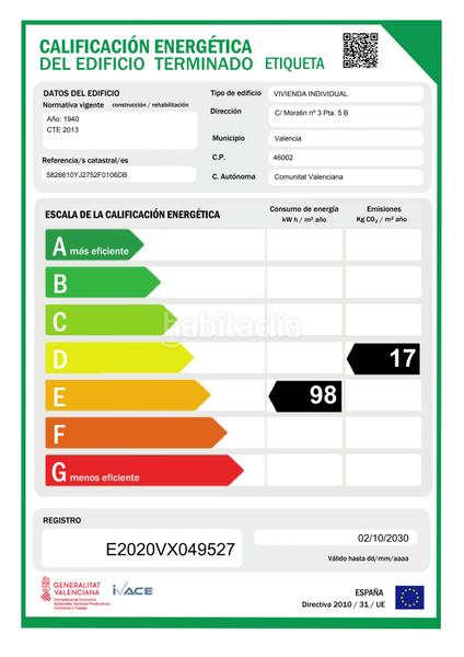 Foto 6712a536-1056-46c8-84e9-348a455c1ad3. Location appartement avec chauffage parking dans Sant Francesc Valencia