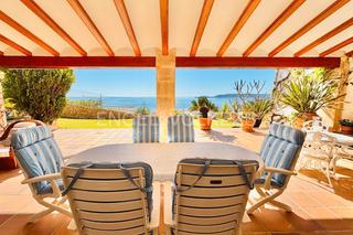 Miete Bauernhof in Puerto. Exclusiva villa con vistas al mar en urbanización la corona  jáv