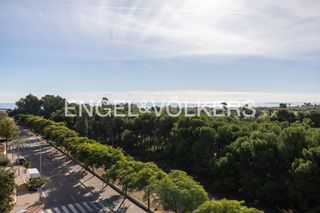 Rent Flat  Jaume roig. Vivienda para larga estancia en residencial con piscina y vistas