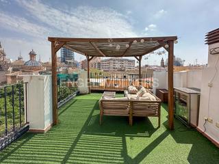 Location Attique à El Mercat. Luminoso ático con terraza con vistas a ciutat vella