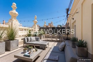 Rent Penthouse in Sant Francesc. Espectacular ático dúplex con terraza junto a la plaza del ayunt