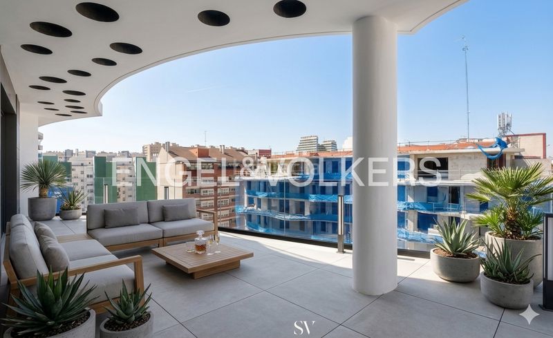 Foto b2f7855f-e5f4-4830-9112-8cbf23522f56. Àtic amb calefacció aparcament piscina a Penya-Roja - Avda. Francia Valencia