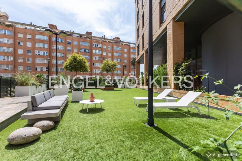 Foto 1adecffb-88fa-4d0e-a5b8-9b6ec634bffd. Pis amb calefacció aparcament piscina a Penya-Roja - Avda. Francia Valencia