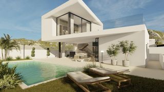 Chalet in Balcón de Ponoig - Polop Paradis - Polop Hills. Villa exclusiva de obra nueva con piscina privada  4 dormitorios