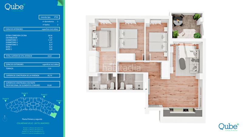 Foto 83344b27-2920-48e3-8b5f-6c8922f42d58. Rent flat 102m<sup>2</sup> in calle ganaderos 22 in Las Vegas-El Pozanco-Adelfillas Colmenar Viejo