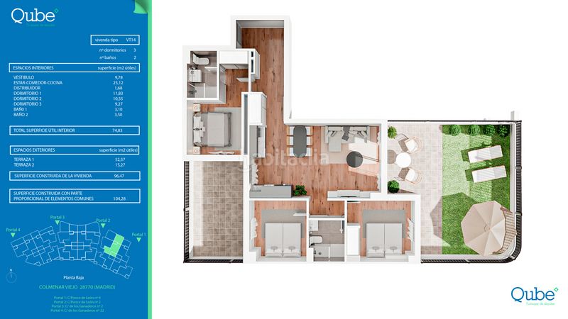 Foto 7afe9735-8e55-48dc-aa37-62291795d84c. Rent flat 108m<sup>2</sup> in calle ganaderos 22 in Las Vegas-El Pozanco-Adelfillas Colmenar Viejo