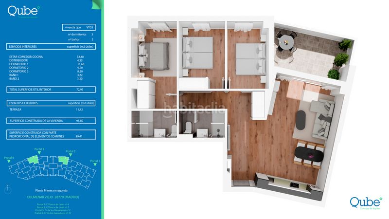 Foto 7263033b-8b27-4518-92da-2ac6cf76f9cd. Rent flat 102m<sup>2</sup> in calle ganaderos 22 in Las Vegas-El Pozanco-Adelfillas Colmenar Viejo