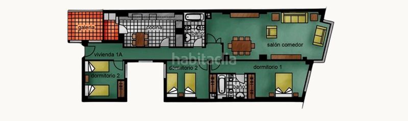 Foto 8ba4e5f0-9a73-4826-97fa-6cea811cce4b. Appartement 136m<sup>2</sup> dans carrer doctor ferran 64 dans Pere Crespí Alzira