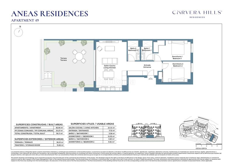 Foto 07c93374-49d4-447a-85e1-c3e56d795749. Apartament 82m<sup>2</sup> amb calefacció a Corvera Murcia