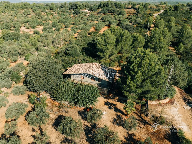 Foto 4bf083b1-52e7-4604-b927-c080e3ce7d3e. Masia amb xemeneia aparcament a Vall d´Alba