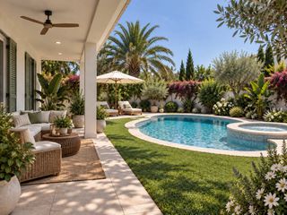 Casa aparellada a El Esparragal. Chalet pareado con piscina privada en el esparragal