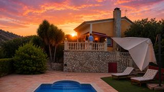 Miete Chalet  Carrer hortènsia. Villa • piscina privada • bbq • jardín | 10' playa