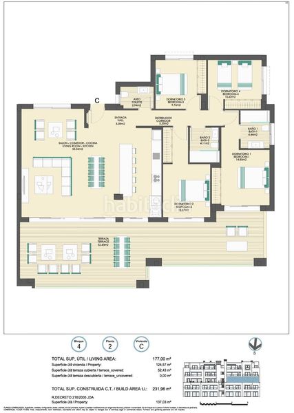 Foto db688f30-065a-414a-ab64-9f2b90538094. Apartament amb calefacció aparcament piscina a bahía de Casares Casares