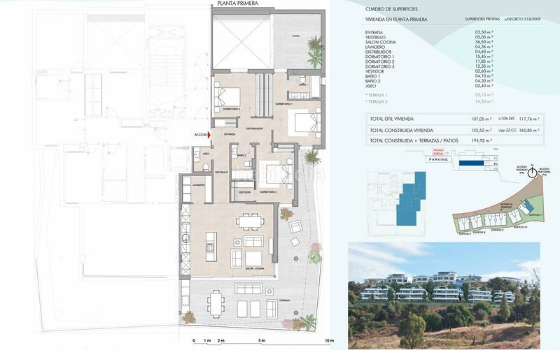 Foto 1a15d3a4-e7e3-4a40-863a-649fed2cb292. Apartament amb calefacció aparcament piscina a altos de Estepona Estepona