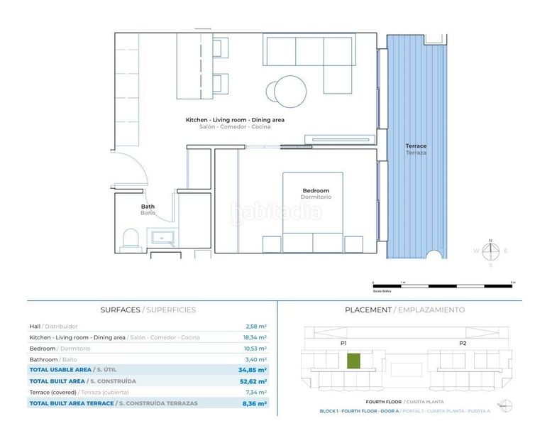 Foto fab346a6-1402-4adc-a64d-acb52528d0a0. Apartament amb calefacció aparcament piscina a Las Flores Mijas