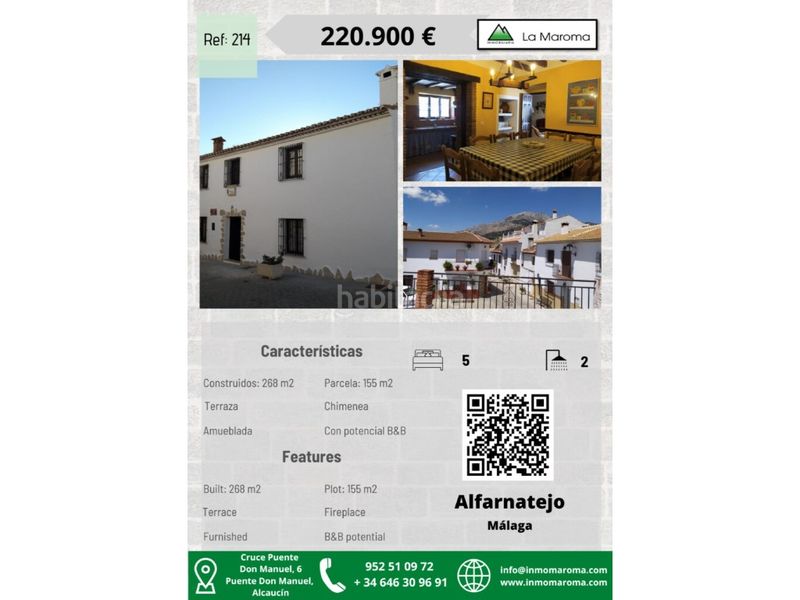 Foto 2b3fe3b7-ded5-4139-be93-799860222004. Casa a Alfarnatejo