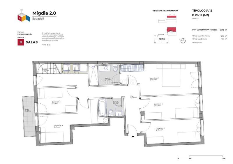 Foto d084131a-bf92-4246-994b-20fcc03b6df6. Zweistöckige wohnung 157m<sup>2</sup> in carrer de migdia 35 in Centre Sabadell