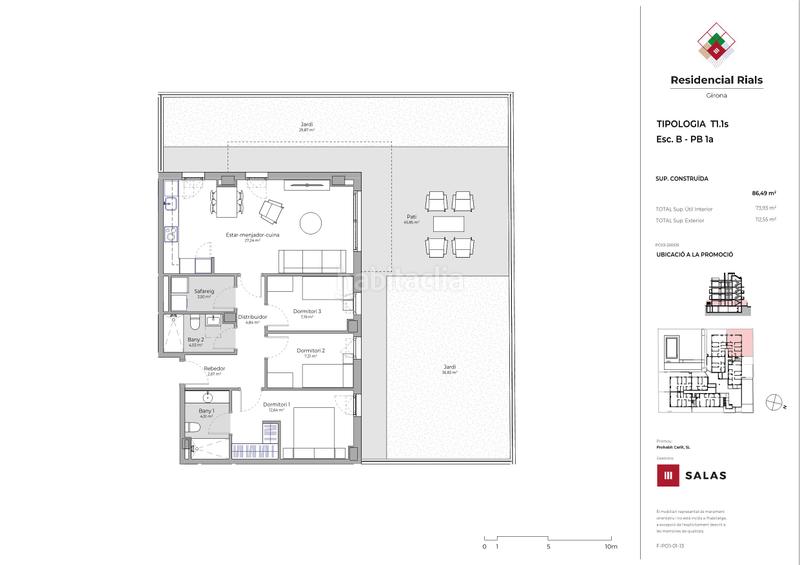 Foto c50e05a9-96ed-4bc3-9f8c-ec1de61cf40a. Ground floor 86m<sup>2</sup> with pool in Domeny Girona