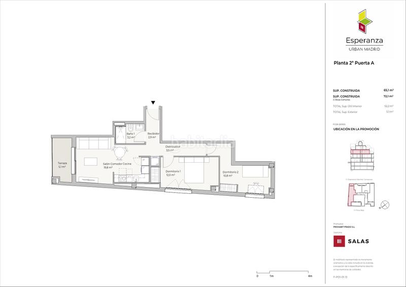 Foto c9451849-7b8a-4c45-9b69-e3ed3d4f2d4d. Appartement 72m<sup>2</sup> dans calle esperanza sánchez carrascosa 45 dans Madrid