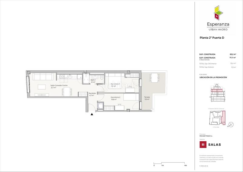 Foto 5d8b2252-5ca2-41b7-b664-93a1edfb911a. Flat 78m<sup>2</sup> in calle esperanza sánchez carrascosa 45 in Valdeacederas Madrid