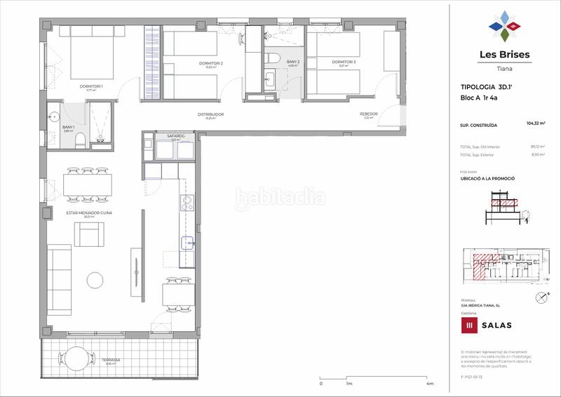 Foto 319260ef-1c8a-4bfe-9c51-595937b68025. Pis 89m<sup>2</sup> a carrer neus català 11 a Tiana