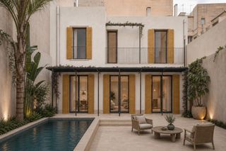 Casa aparellada a Pere Garau. Casa mallorquina con proyecto de reforma y piscina en pere garau