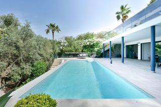 Xalet a Port D´Andratx. Villa de  en cala llamp  arquitectura, tecnología y vistas al ma