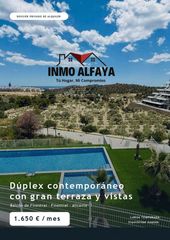Lloguer Dúplex a Balcón de Finestrat-Terra Marina. Dúplex contemporáneo con gran terraza y vistas