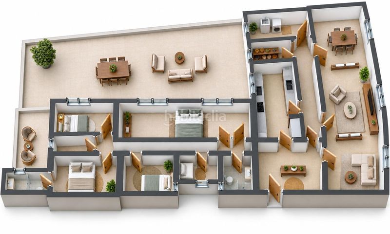 Foto b3b53869-e237-4087-aff9-008f32743e4c. Apartament amb aparcament a Centre Figueres