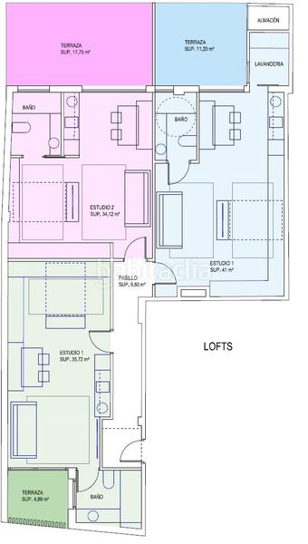 Foto f8011210-18a0-454f-82ee-96cda313c253. Loft con riscaldamento in Coiro Cangas