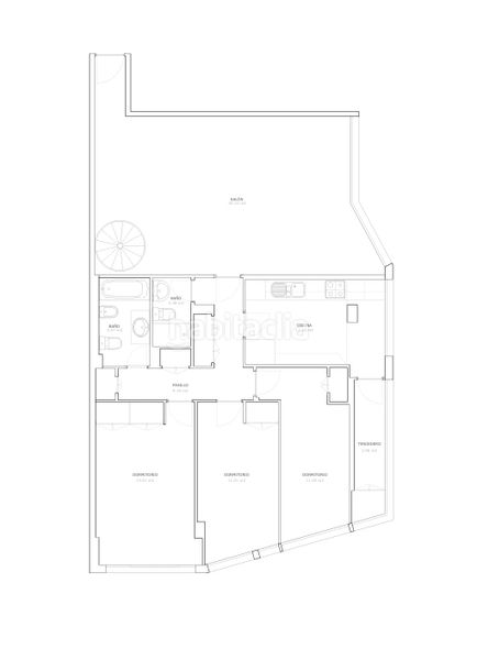 Foto 86a6c647-9f28-44ba-bdd0-849377f27f0e. Ático  dúplex con piscina en Nueva España en Madrid