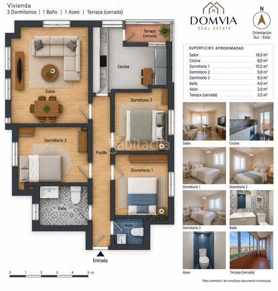 Foto 475c2b90-9a31-4f0b-965d-5d25ebb0653a. Rent flat with heating parking in Yébenes (Los)