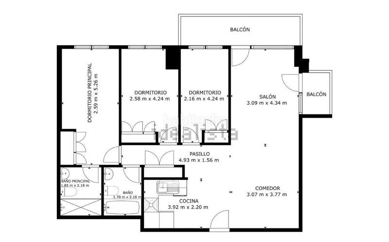 Foto 916cd828-b252-48a3-9bc2-476b35d76253. Affitto appartamento con riscaldamento parcheggio piscina in Madrid